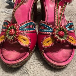 Spring Step L’ Artiste wedges size 39